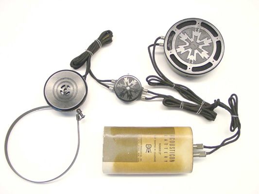 A 20th century hearing aid